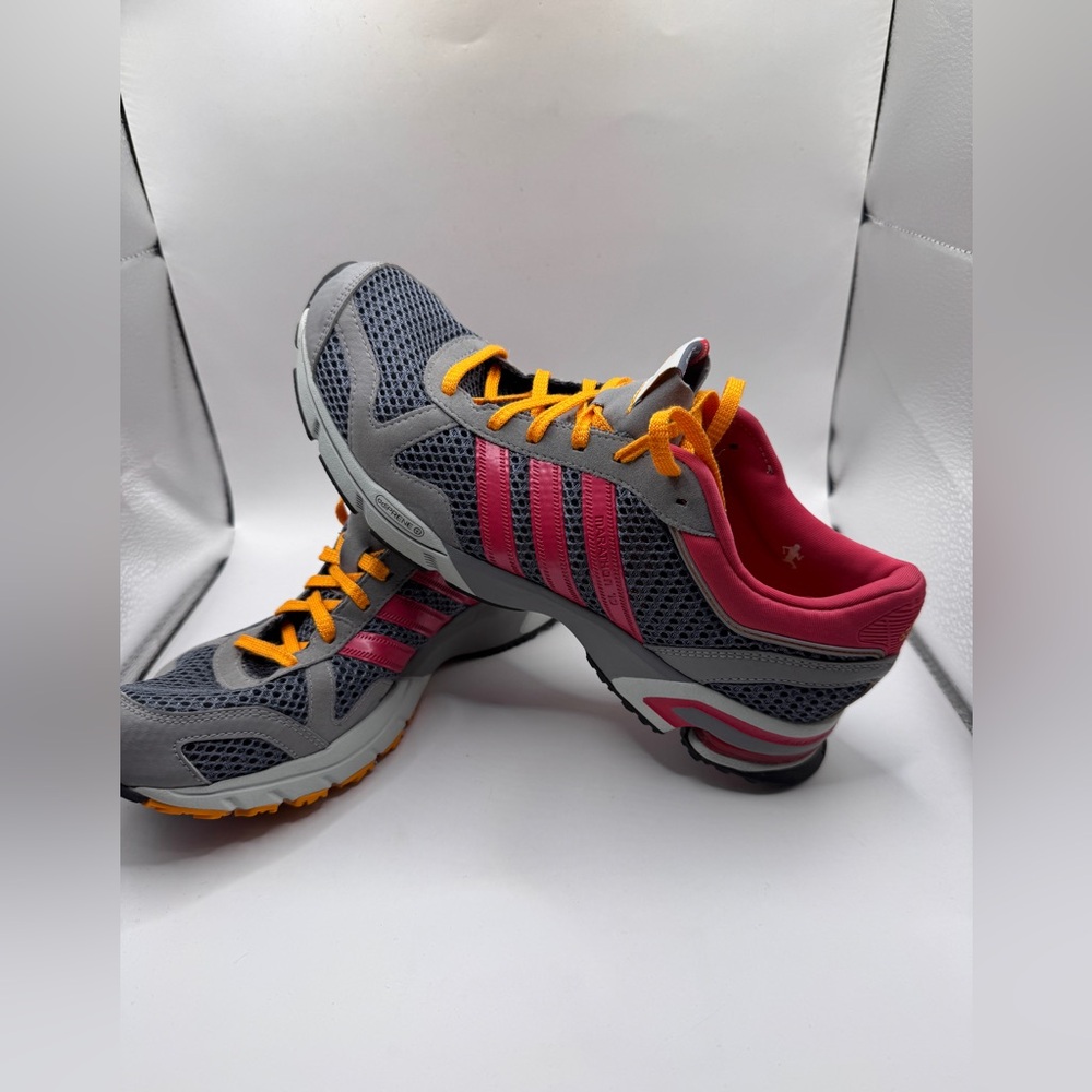 Like NEW Adidas Women's Gray and Pink Running Shoes - Picture 2 of 6